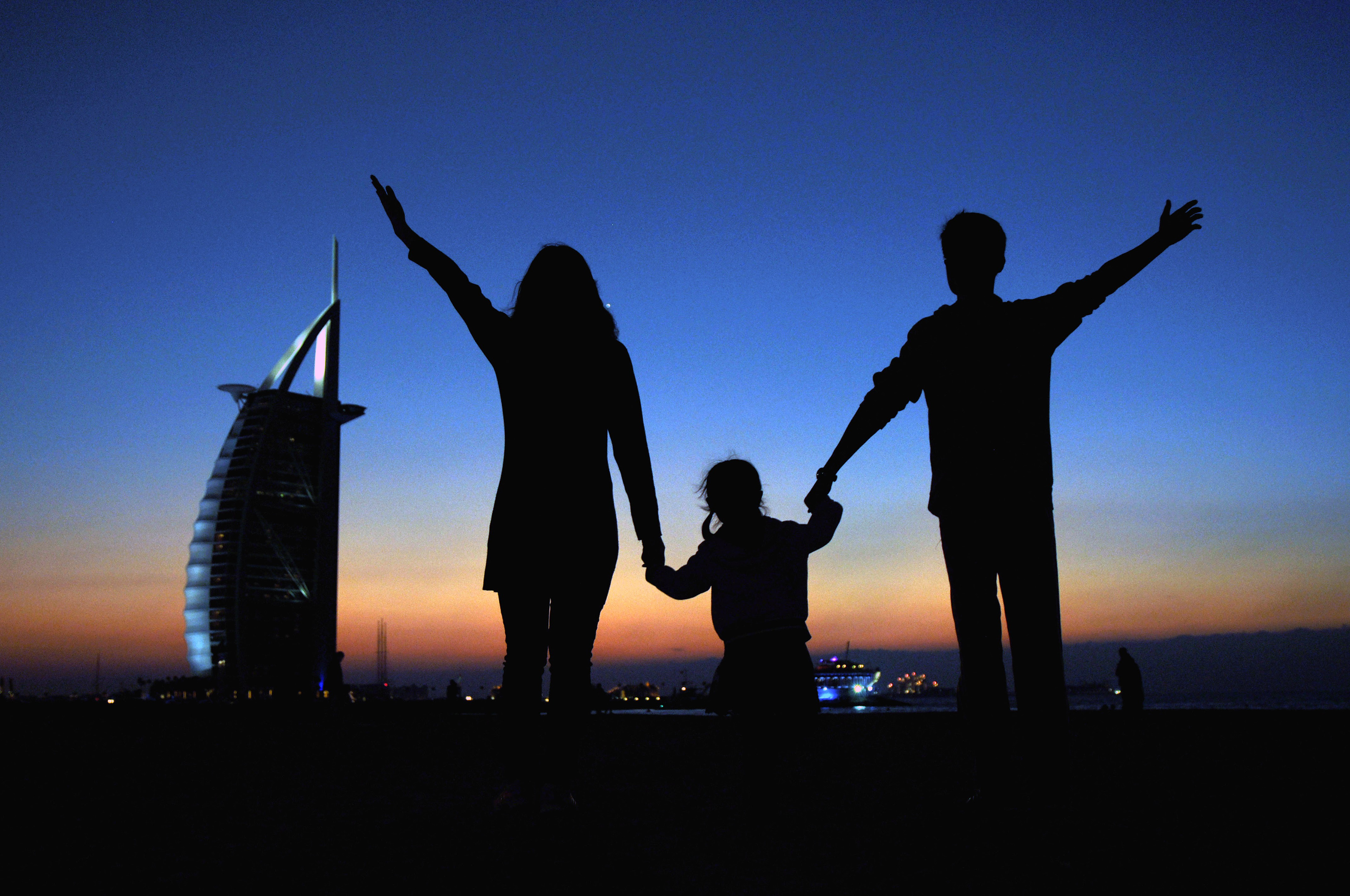 Steven Jiang and his family
