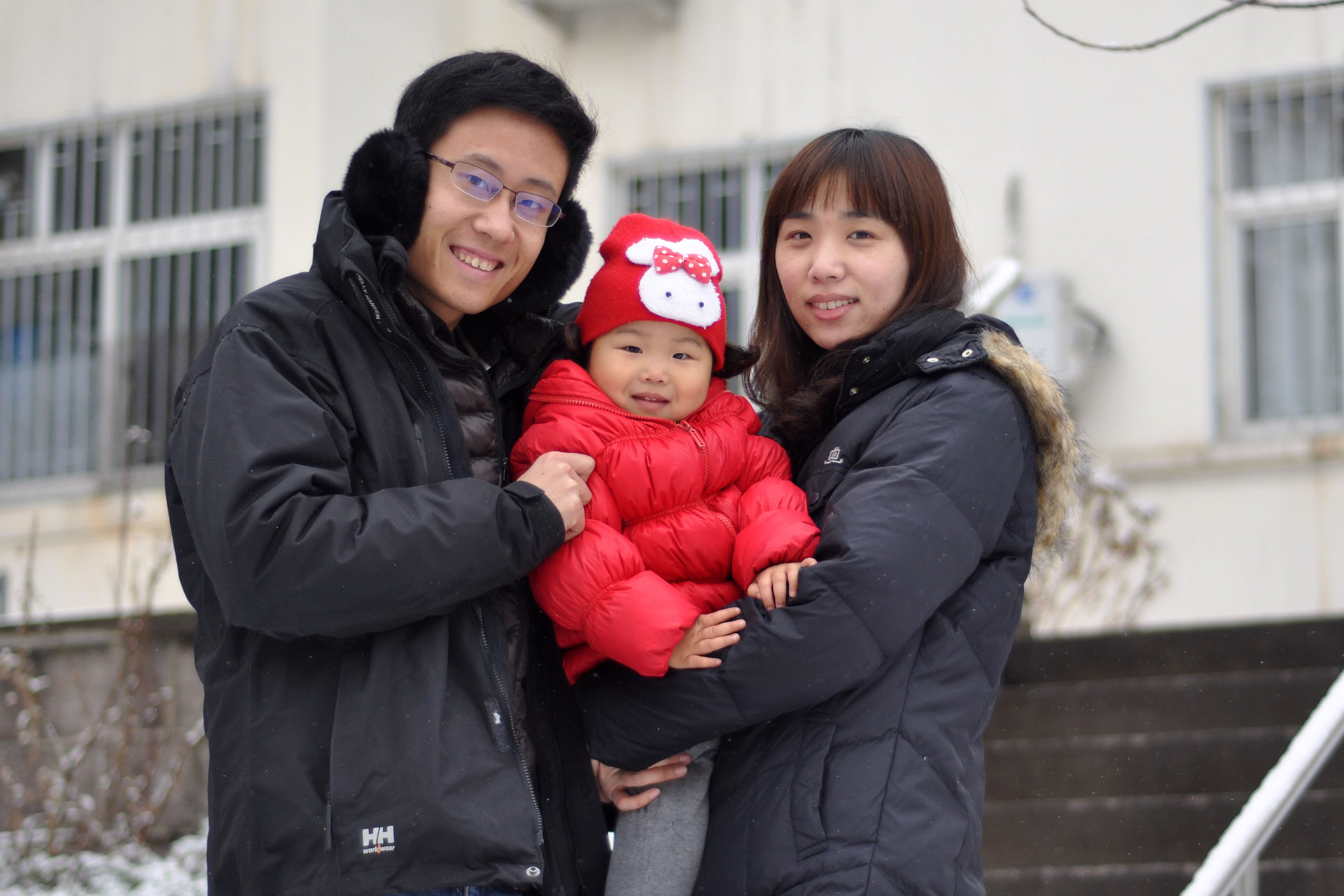 Steven Jiang and his family