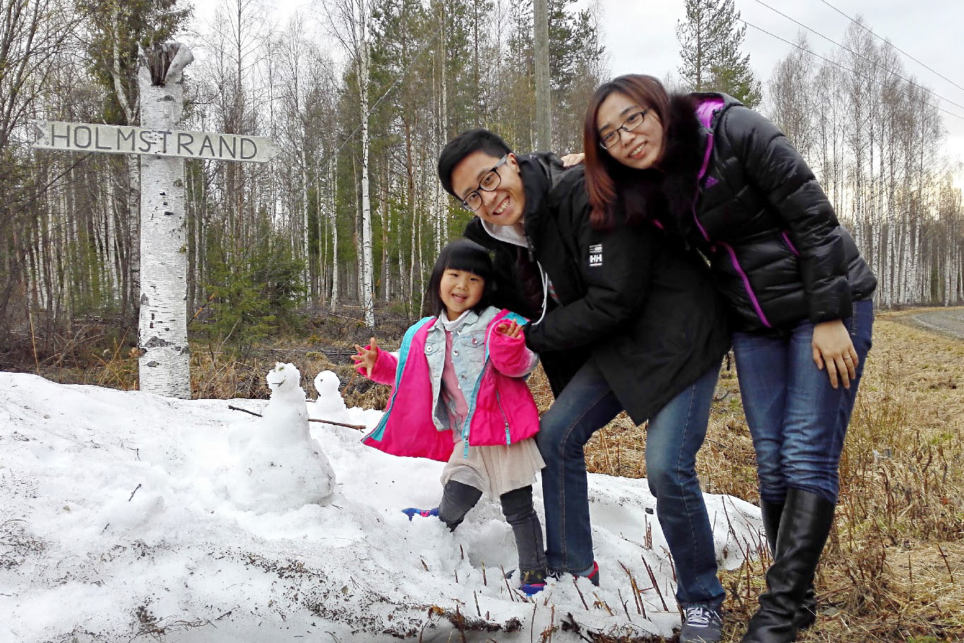Steven Jiang and his family