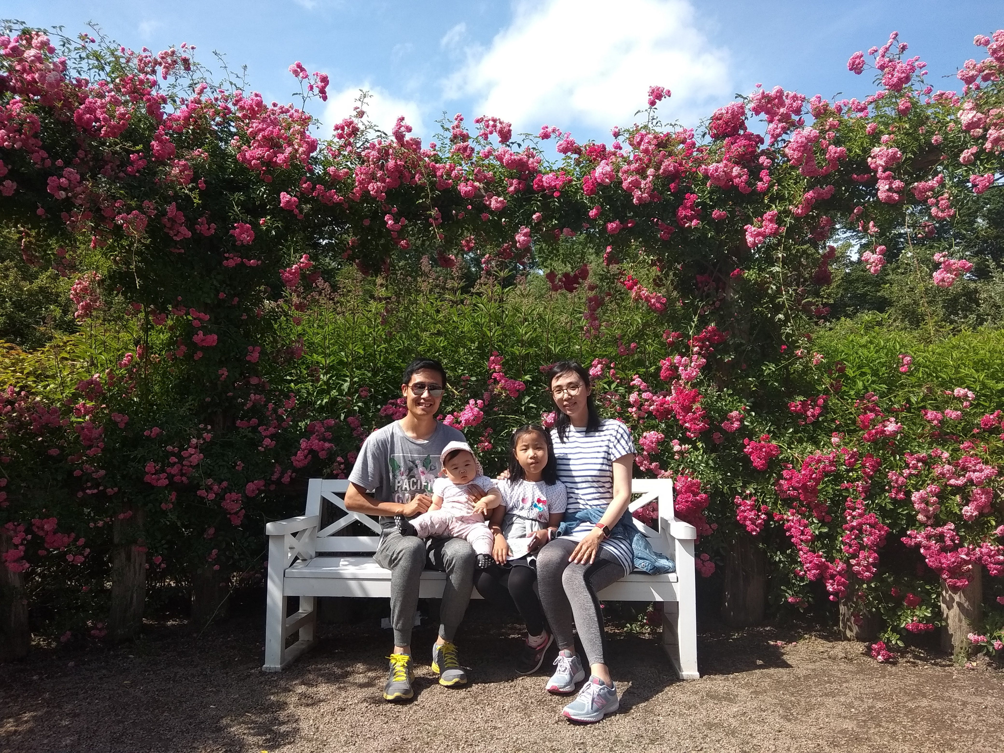 Steven Jiang and his family