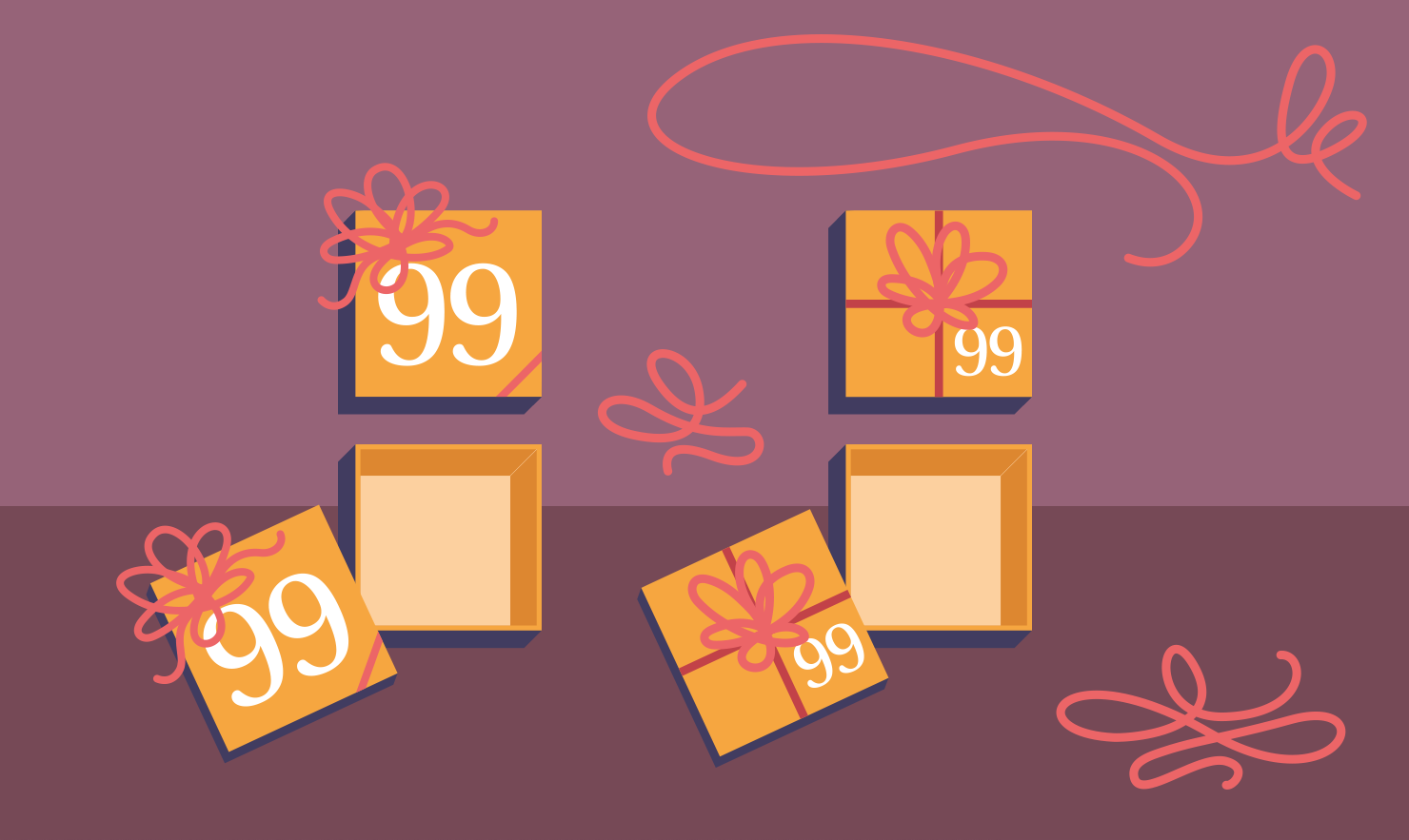 digitale illustration, geschenke, xmas, weihnachten, christmas, boxen, schachteln, schleife vektor, vector