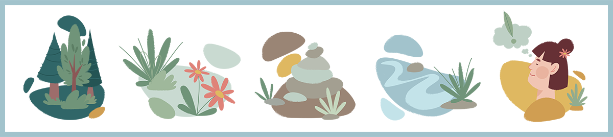 Vektor, Illustration, Icons, Spielen, Kinderbuch, Editorial, Wien, Maria Kondratieva, Yay.mk, Illustratorin, Spielen, Wandern