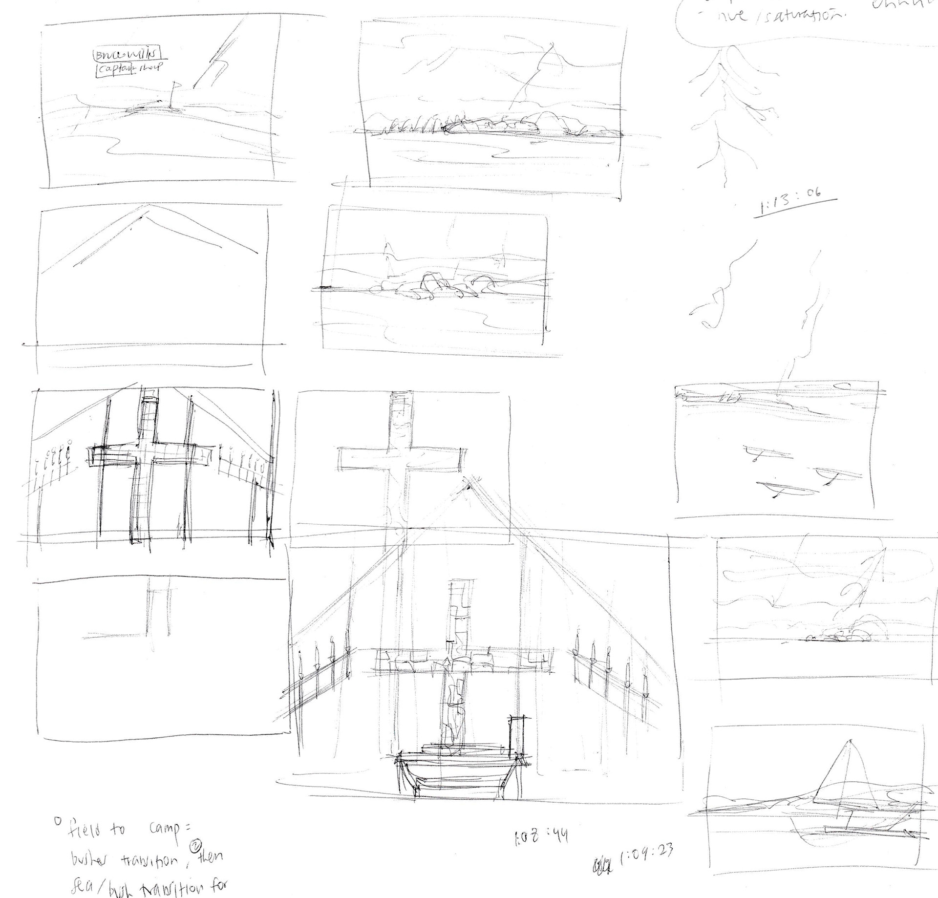 Thumbnail sketches