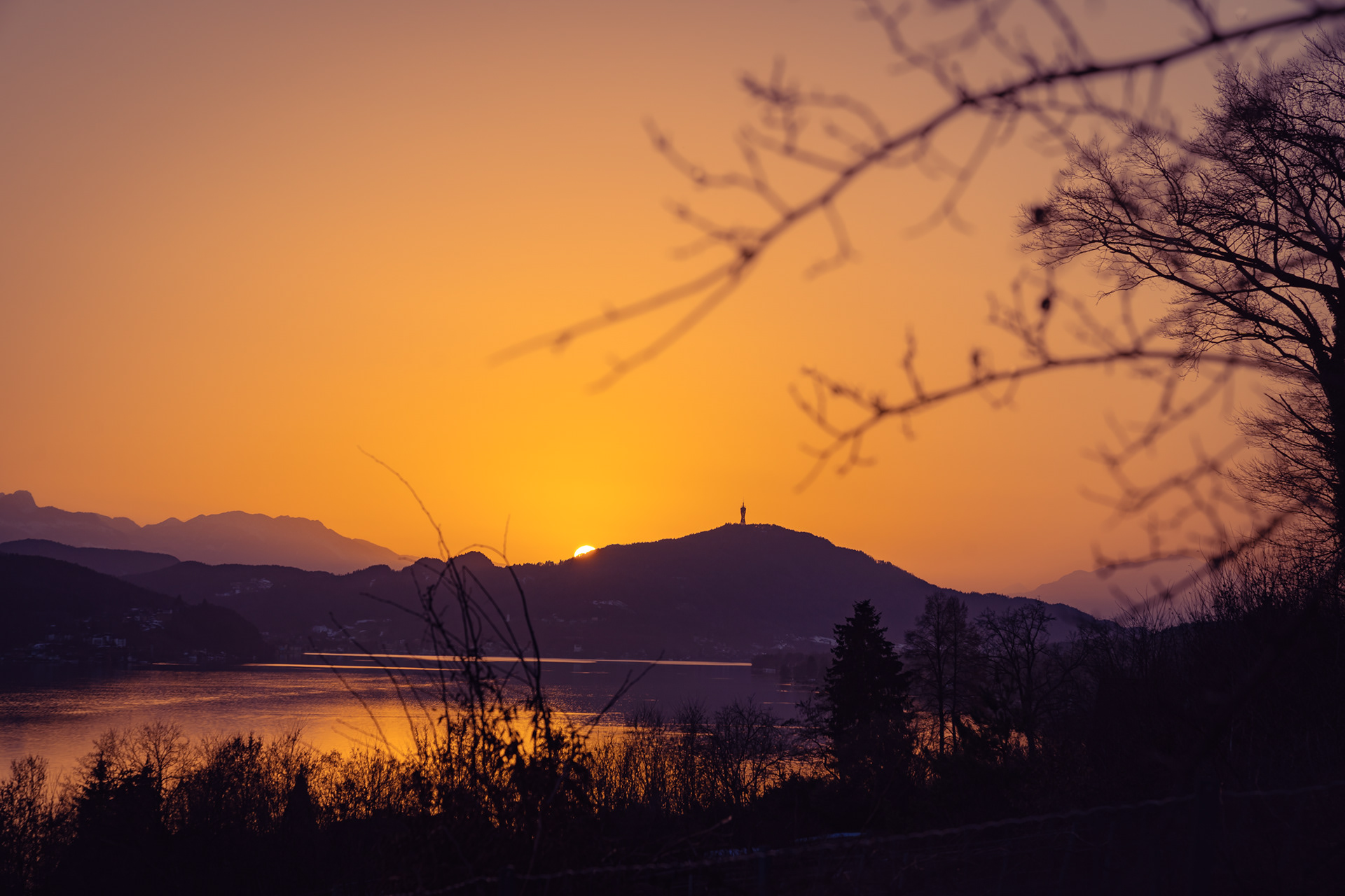 Wörthersee Sonnenuntergang