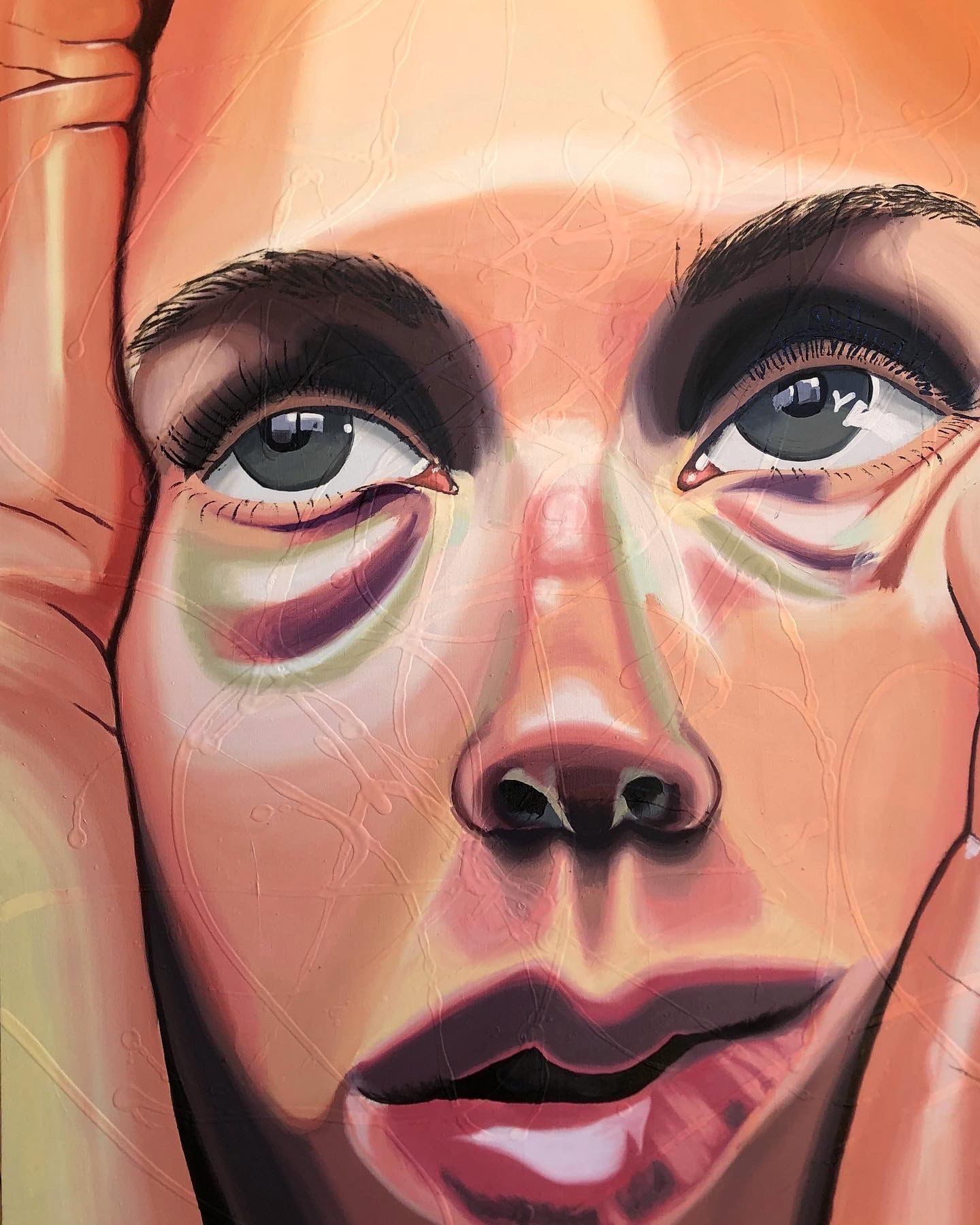 Quarantine, oil on canvas, 48" x 56", 2019