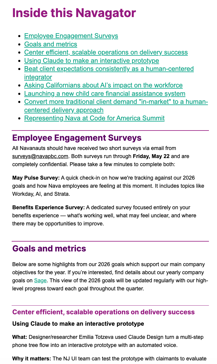 Newsletter after overhaul