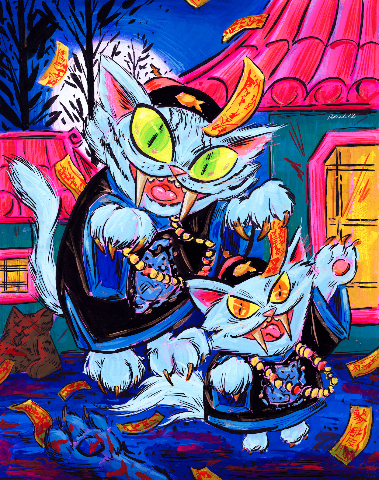 Cat Show - CatCon - "Jiang Shi Mao, Chinese Vampire Cats"