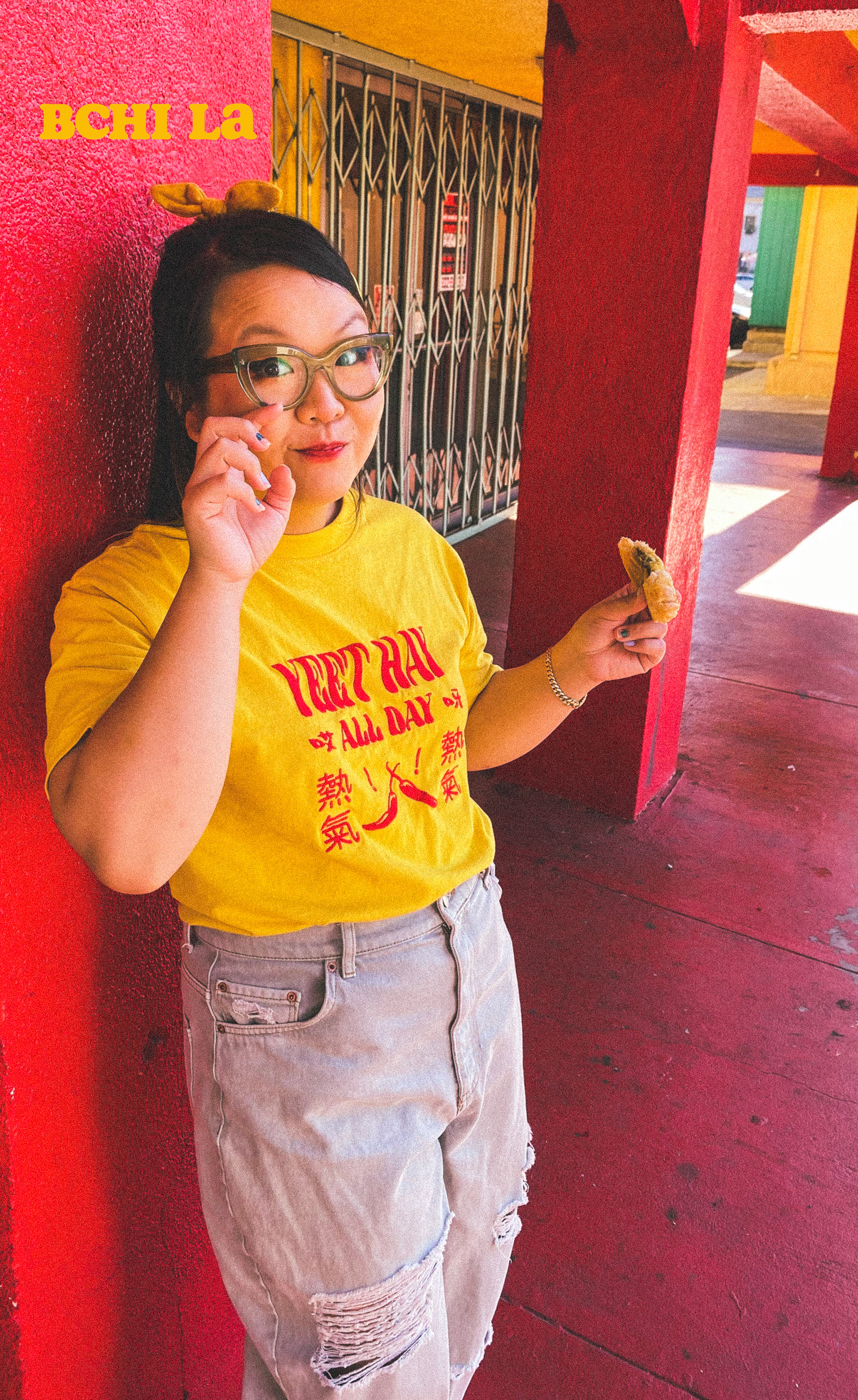 Me in my Yeet Hay shirt!