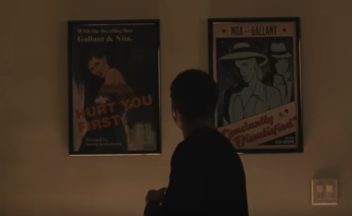 Art in Niia featuring Gallant, "Constantly Dissatisfied"