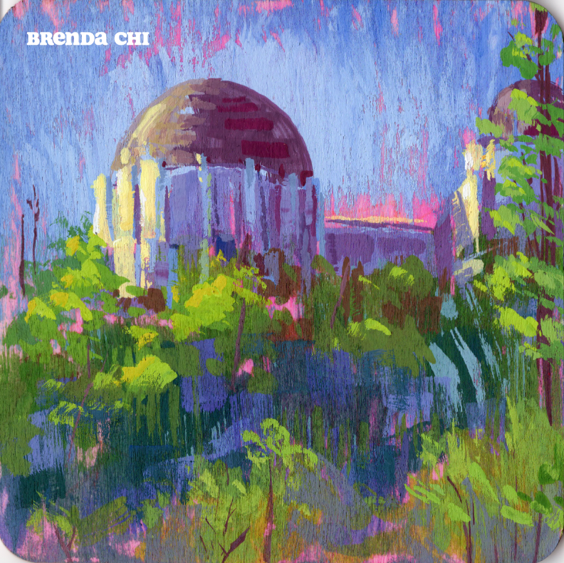 Painting of Griffith Park - LA - 12/ 2021 - Afternoon