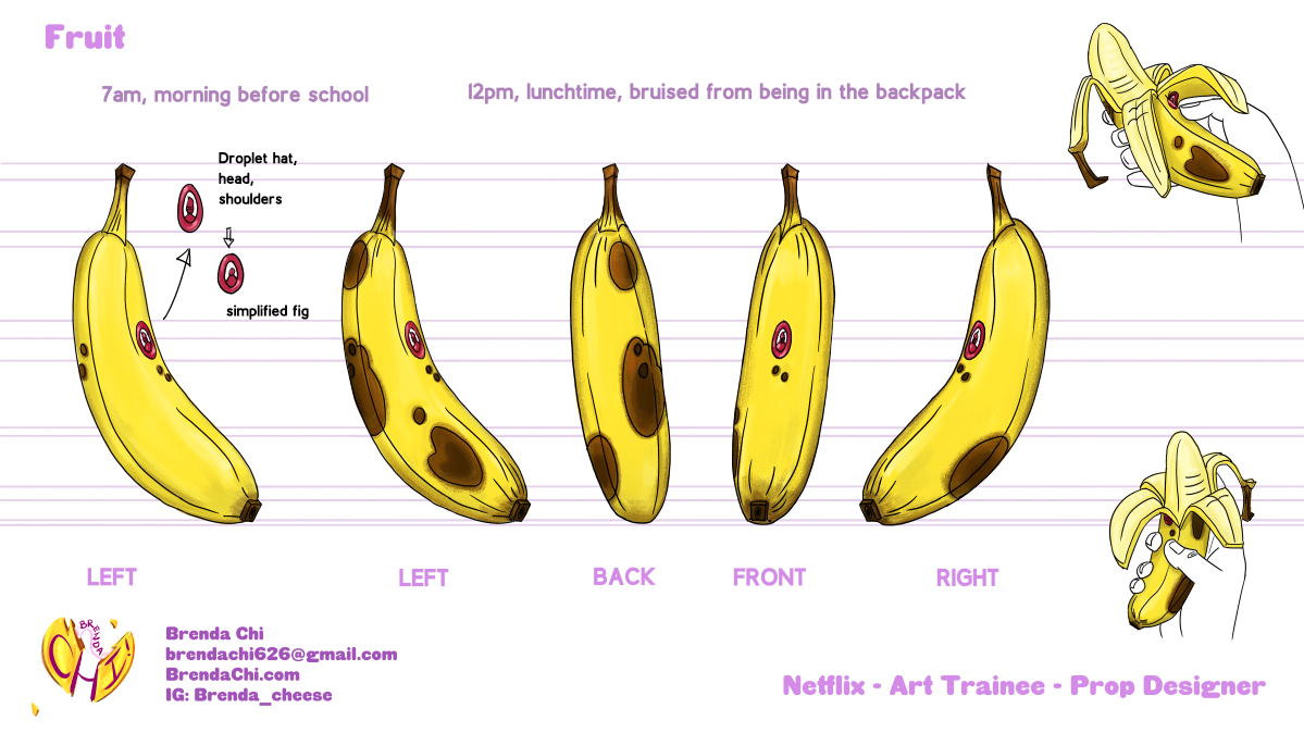 Kid's School Lunch : The FRUIT turnarounds