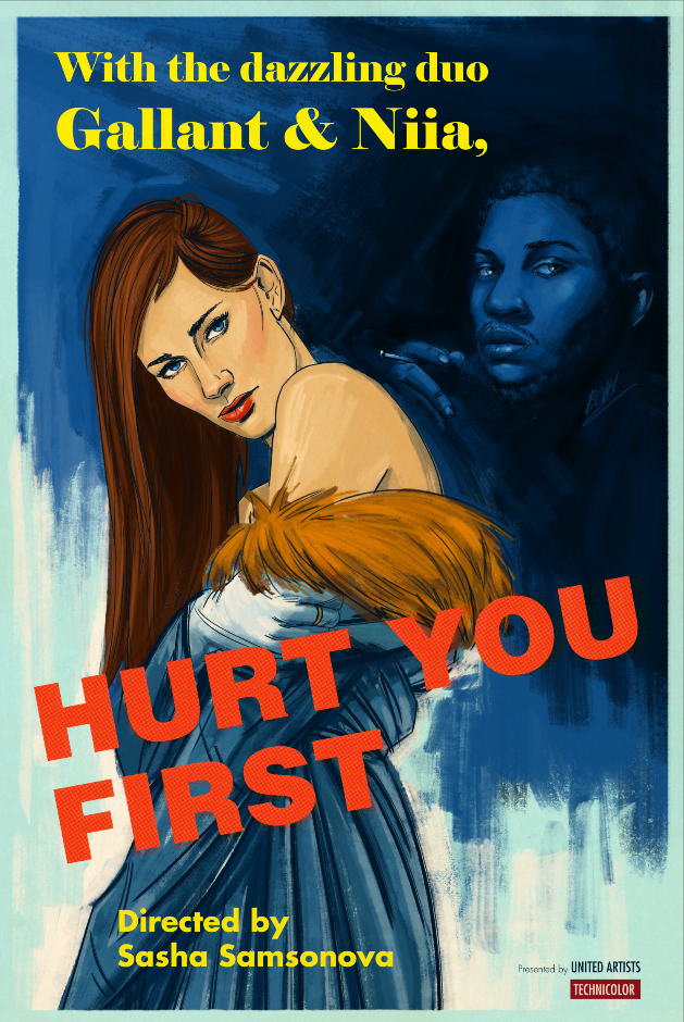 Niia & Gallant - Constantly Dissatisfied Film Posters
