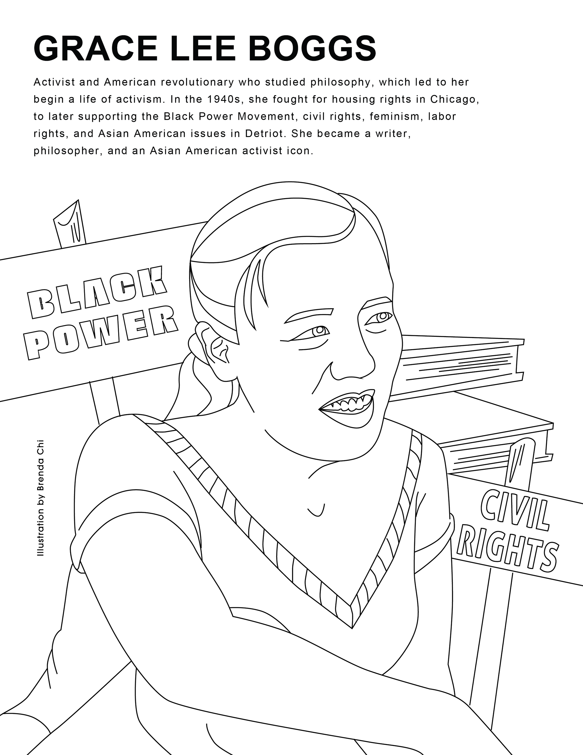 AAPI History Coloring Pages - Admerasia
