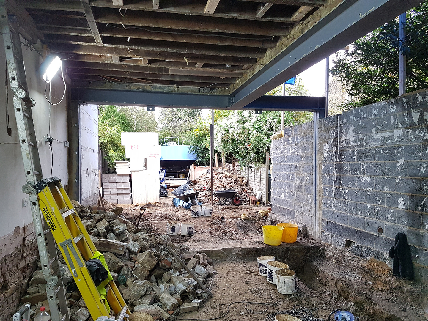 Interior Living Space - With New Steelwork