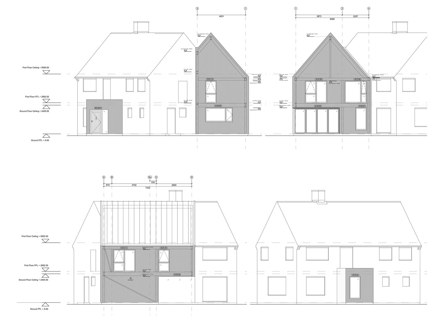 New Extension Elevations