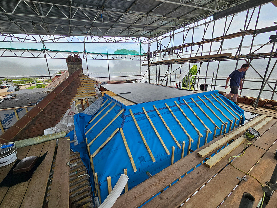Upgraded Roof Insulation