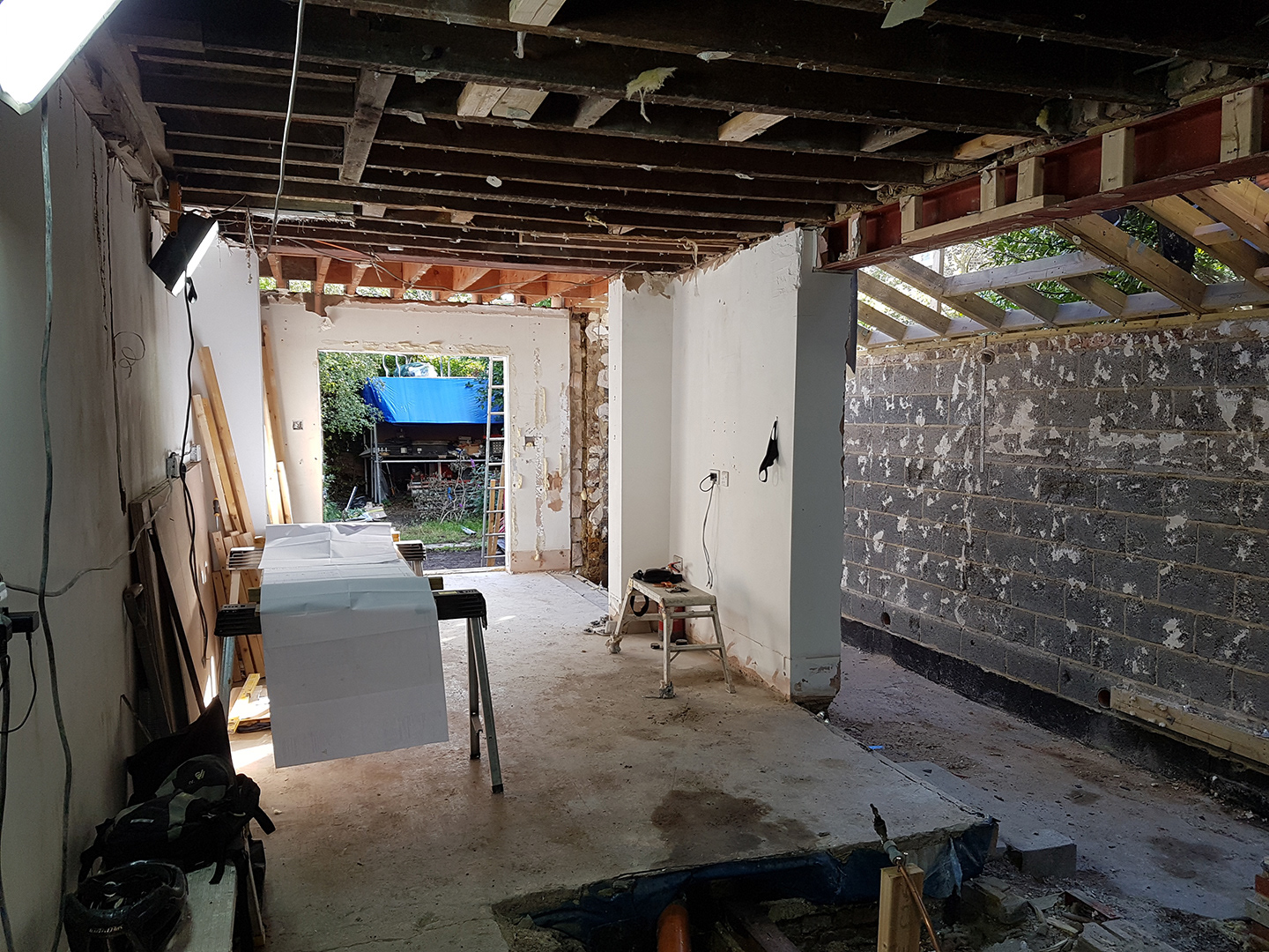 Interior Living Space - After Strip-out