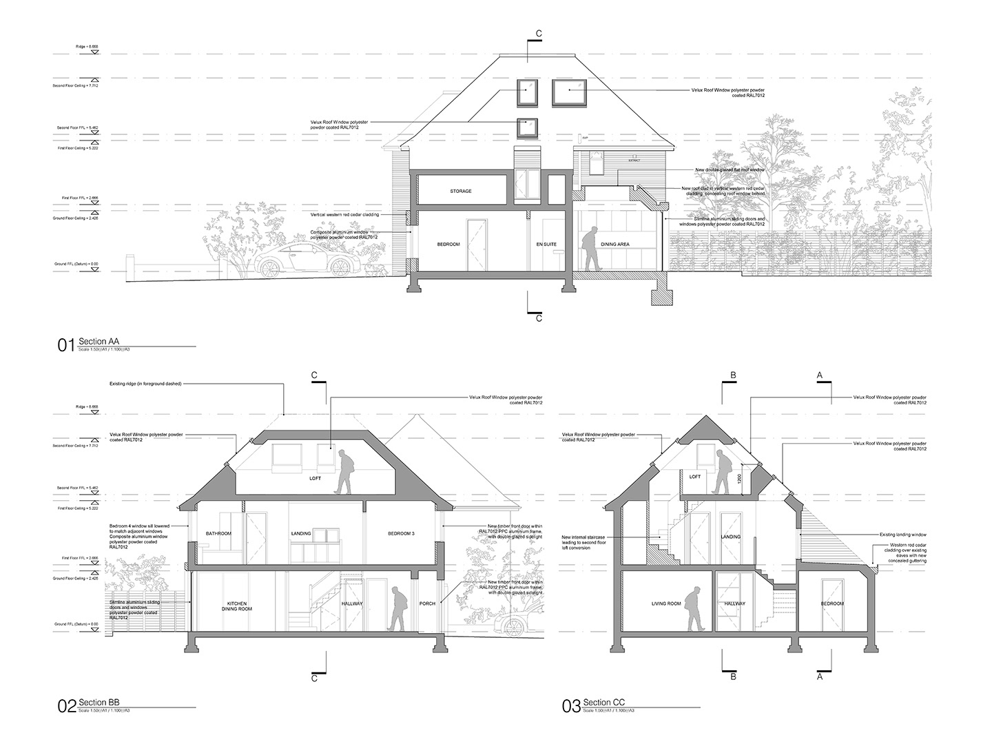 Proposed Cross Sections