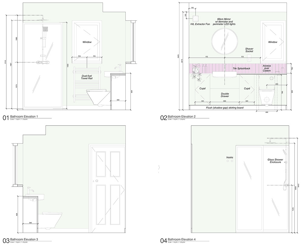 Bathroom Elevations