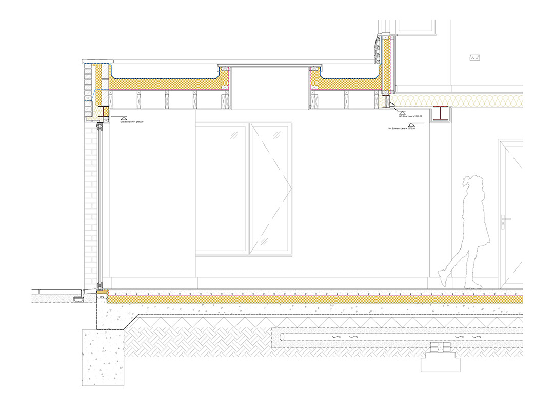Section Through Proposed Extension