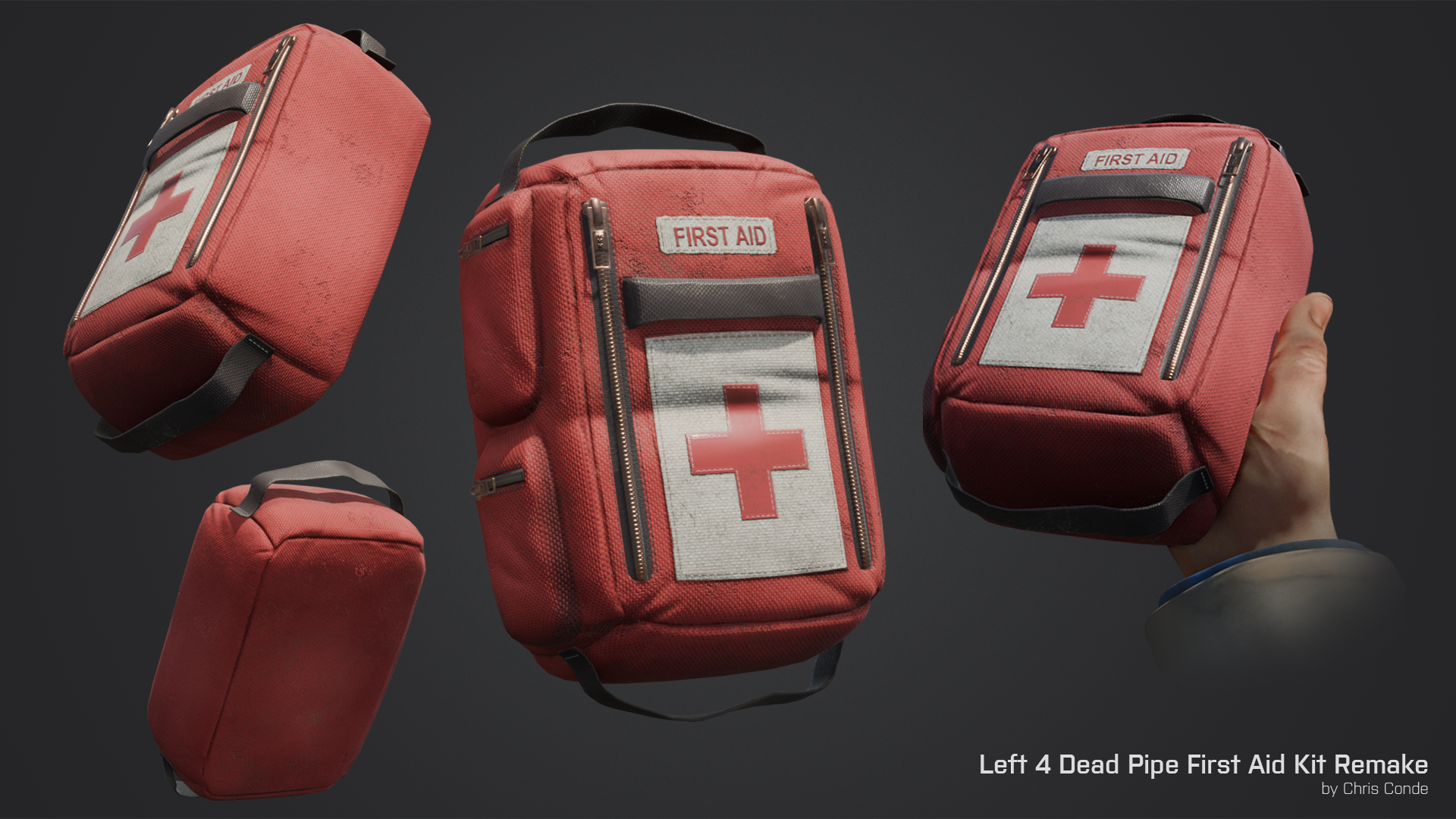 Left 4 Dead Medkit game-ready asset