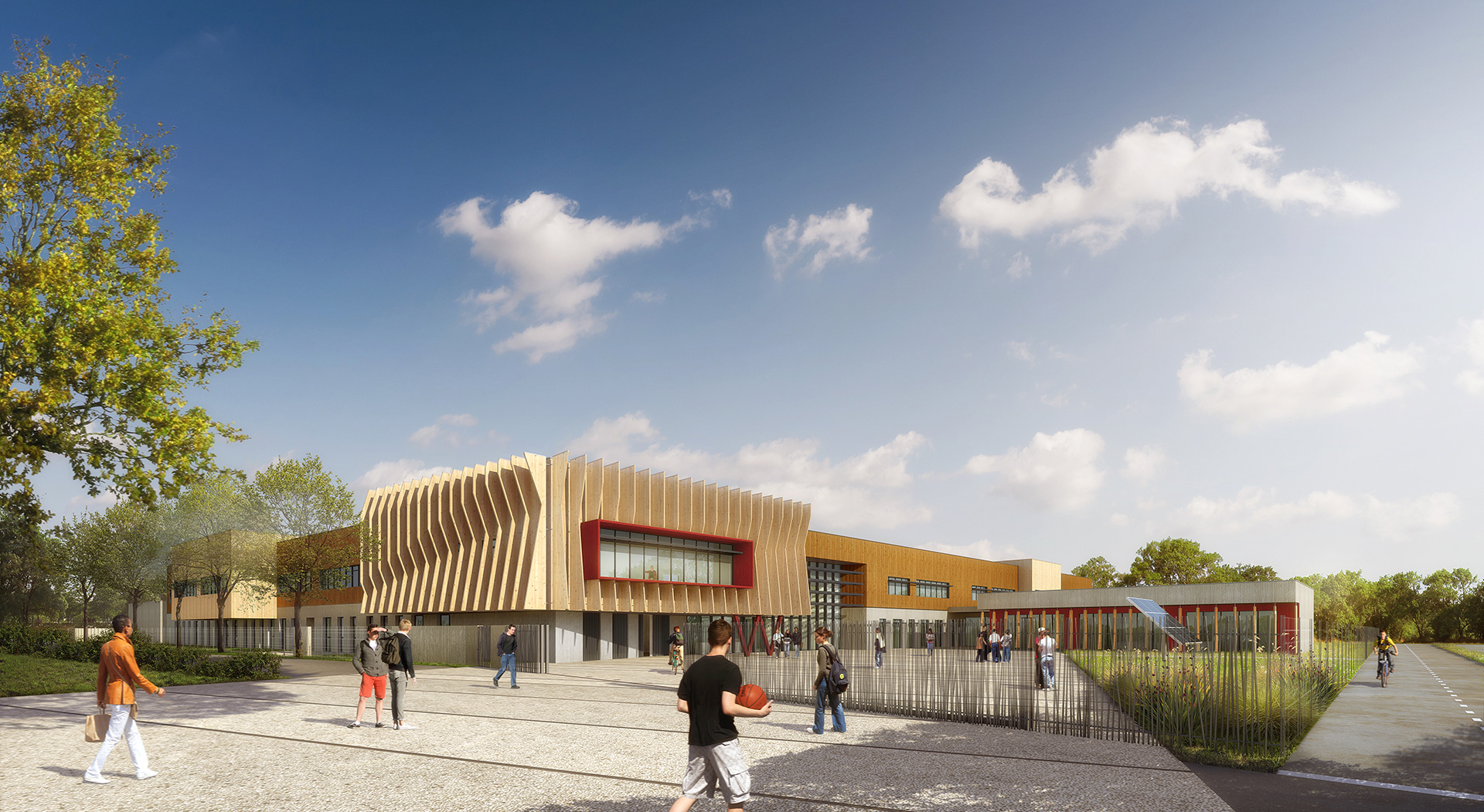 PELLEAU & ASSOCIÉS ARCHITECTES  |  Collège Laillé (35)