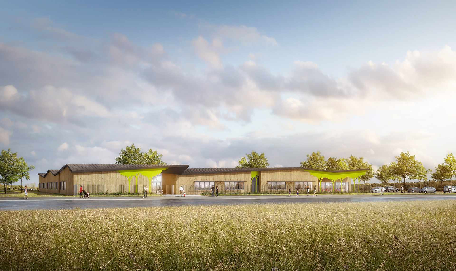 PELLEAU & ASSOCIÉS ARCHITECTES  |  Groupe scolaire Loire-Authion (49)