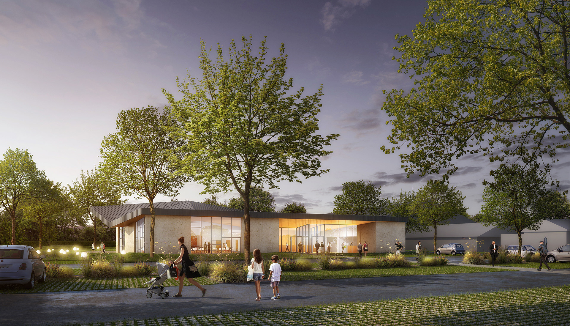 A PROPOS ARCHITECTURE  |  Salle polyvalente Le Clion-sur-Mer (44)