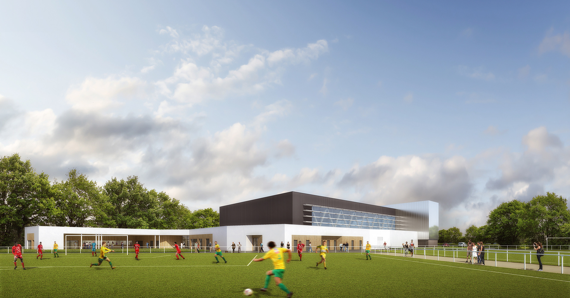 PELLEAU & ASSOCIÉS ARCHITECTES  |  Complexe sportif La Garnache (85)
