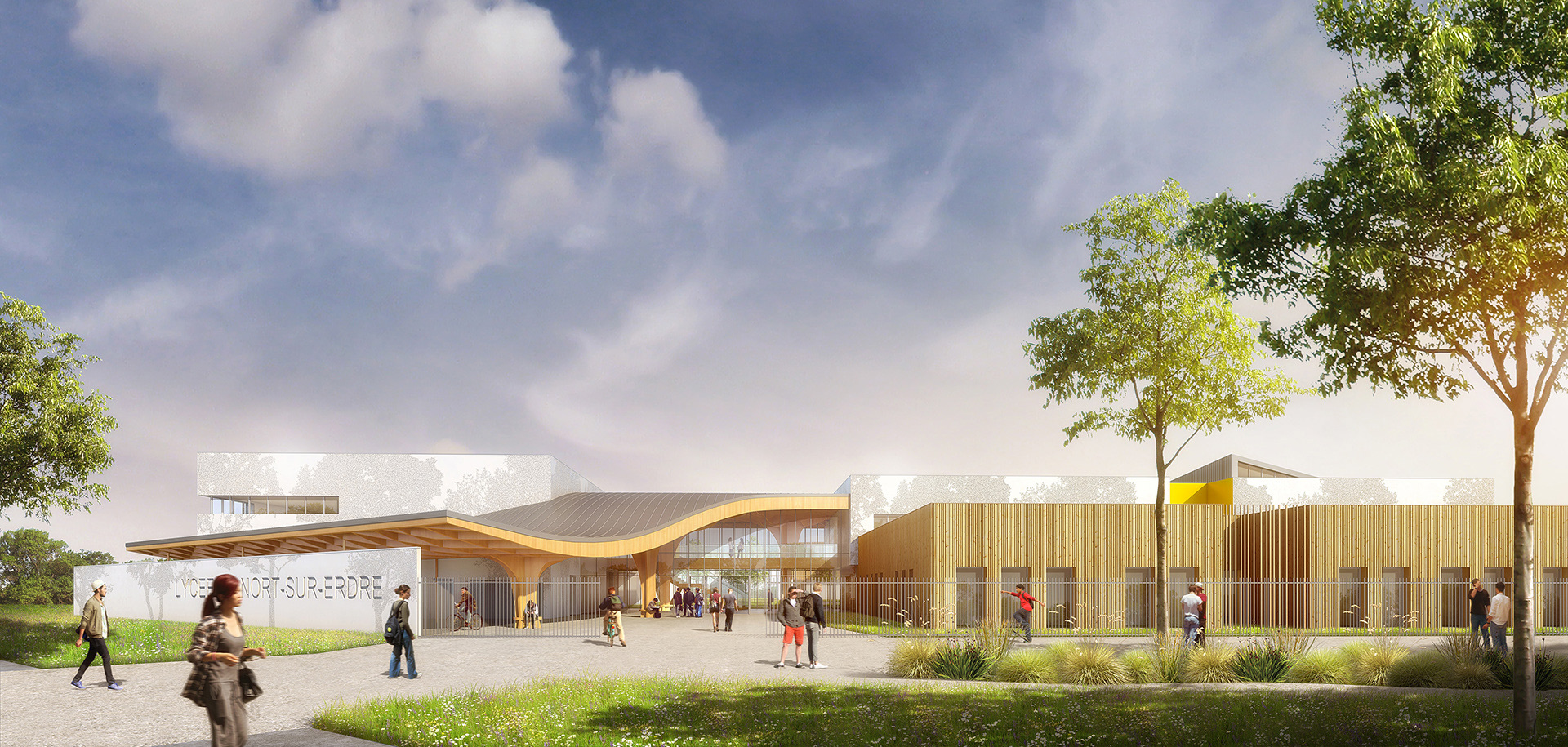 PELLEAU & ASSOCIÉS ARCHITECTES  |  Lycée Nort-sur-Erdre (44)