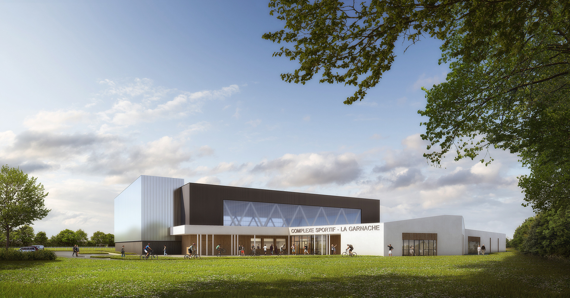 PELLEAU & ASSOCIÉS ARCHITECTES  |  Complexe sportif La Garnache (85)