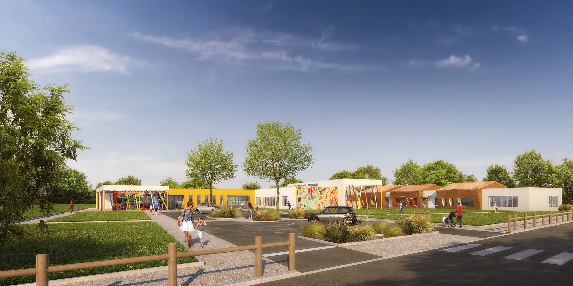 A PROPOS ARCHITECTURE  |  Pôle enfance Le Fenouiller (85)