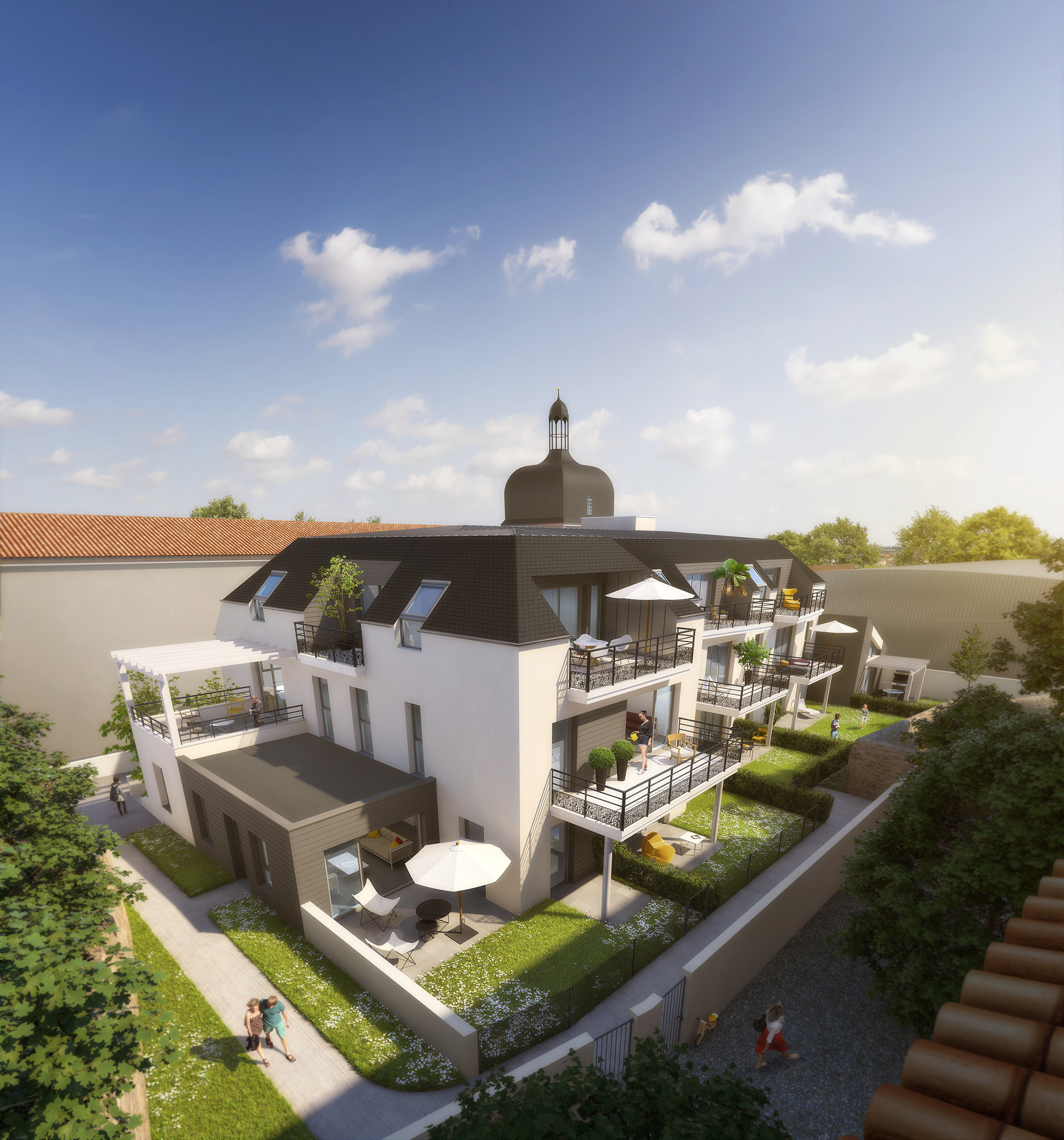 TIBERGHIEN LANGLAIS ARCHITECTES  |  Le Clos des Ursulines Les Sables-d'Olonne (85)