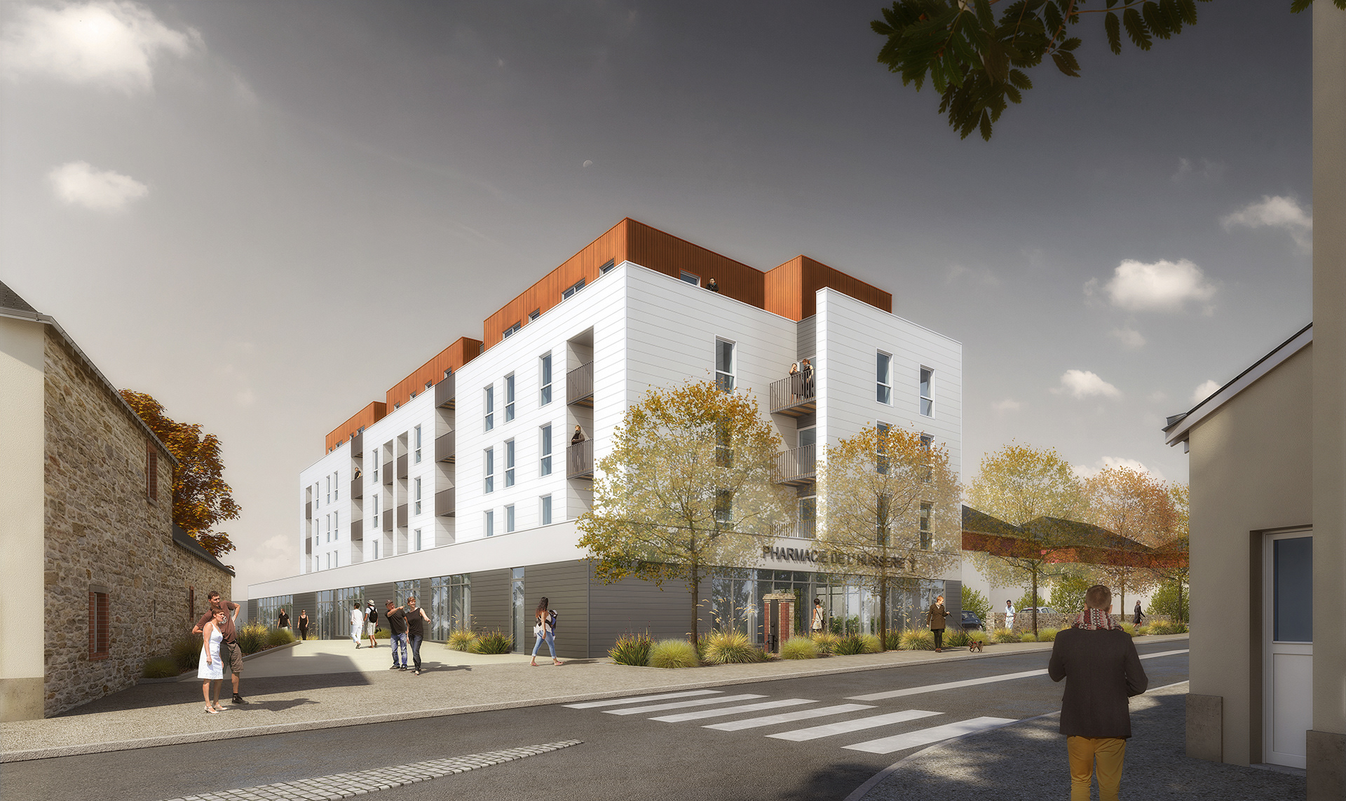 MCM ARCHITECTES  |  Logements l'Huisserie (53)