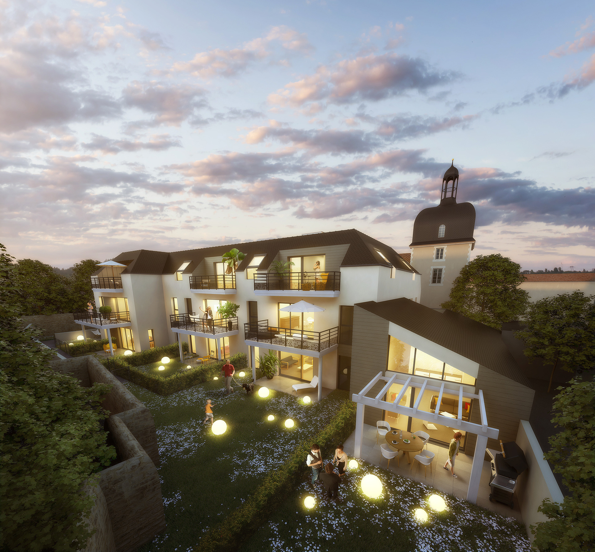 TIBERGHIEN LANGLAIS ARCHITECTES  |  Le Clos des Ursulines Les Sables-d'Olonne (85)