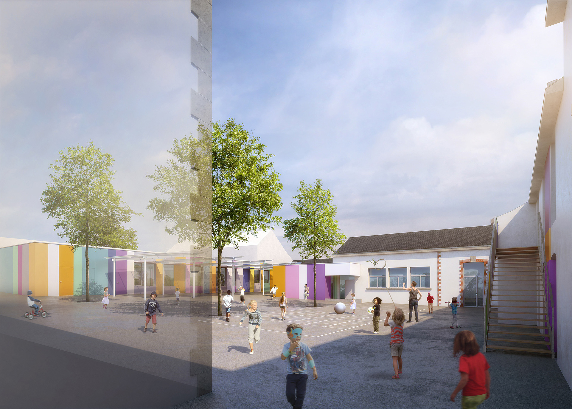 AGENCE AA  |  Groupe scolaire Jean Roy La Roche-sur-Yon (85)