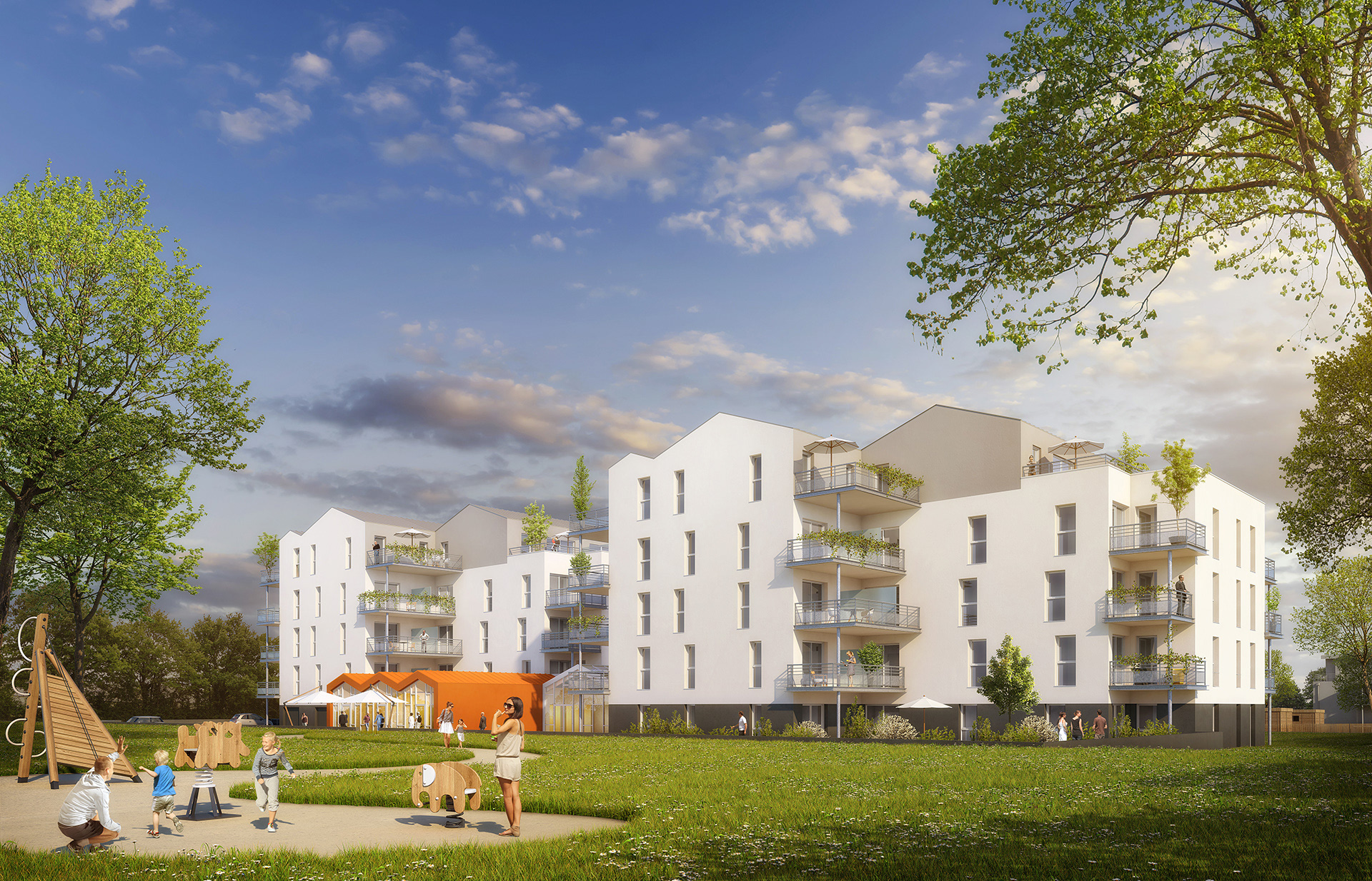 TIBERGHIEN LANGLAIS ARCHITECTES  |  Le Séquoïa La Roche-sur-Yon (85)