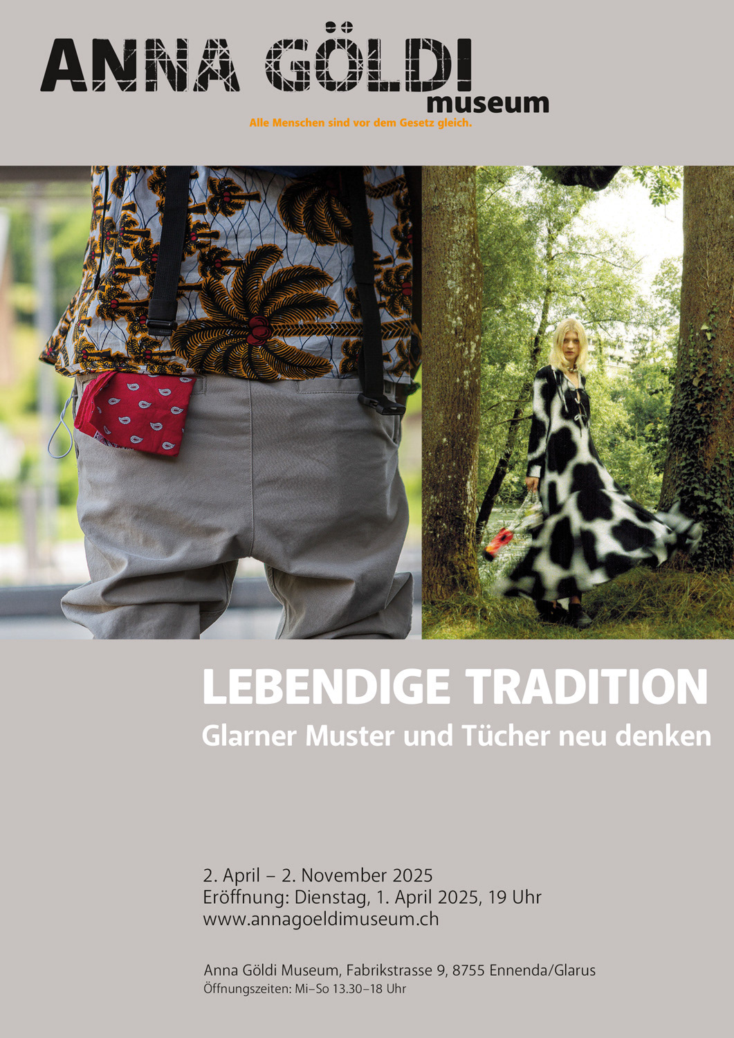 Ausstellungsgrafik / Anna Göldi Museum / Lebendige Tradition / 2025