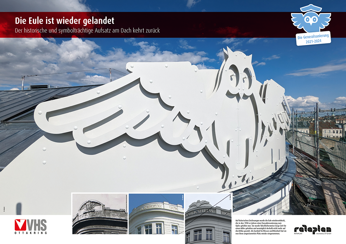 Plakate / Umbau Volkshochschule Ottakring