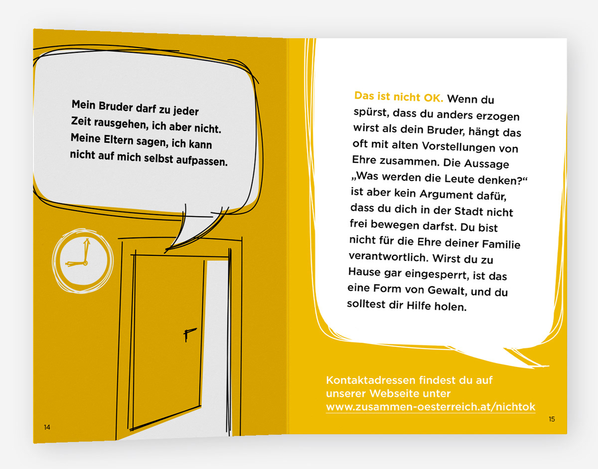 Broschüre / Das ist nicht OK! / ÖIF