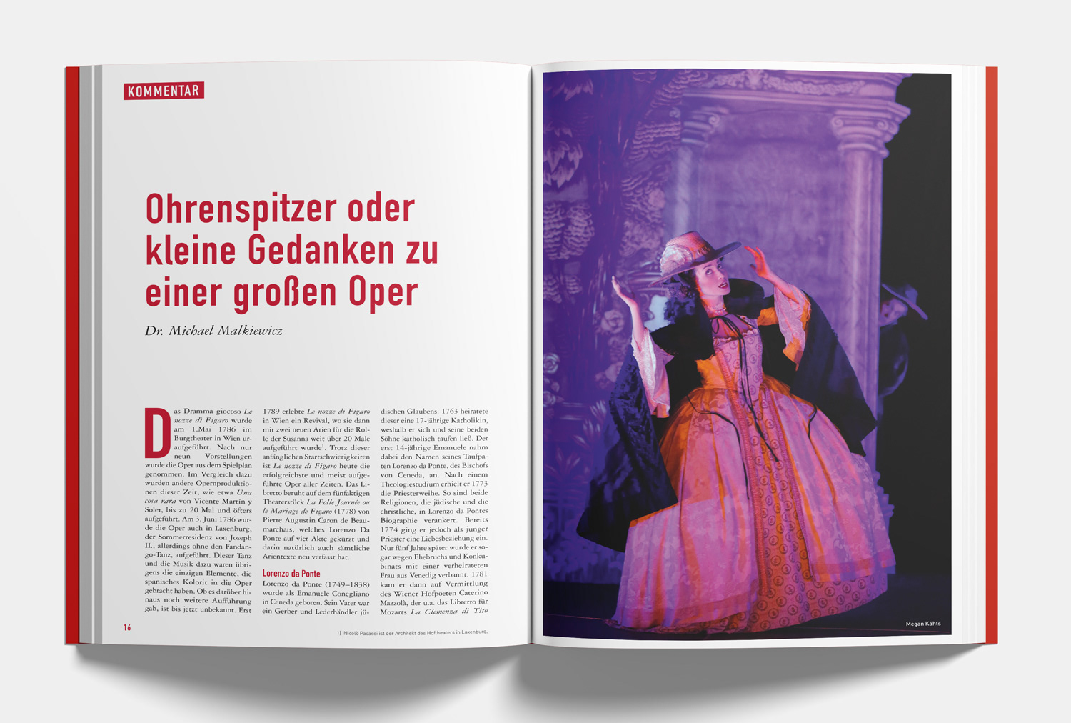 Programm / Teatro Barocco – Le Nozze di Figaro