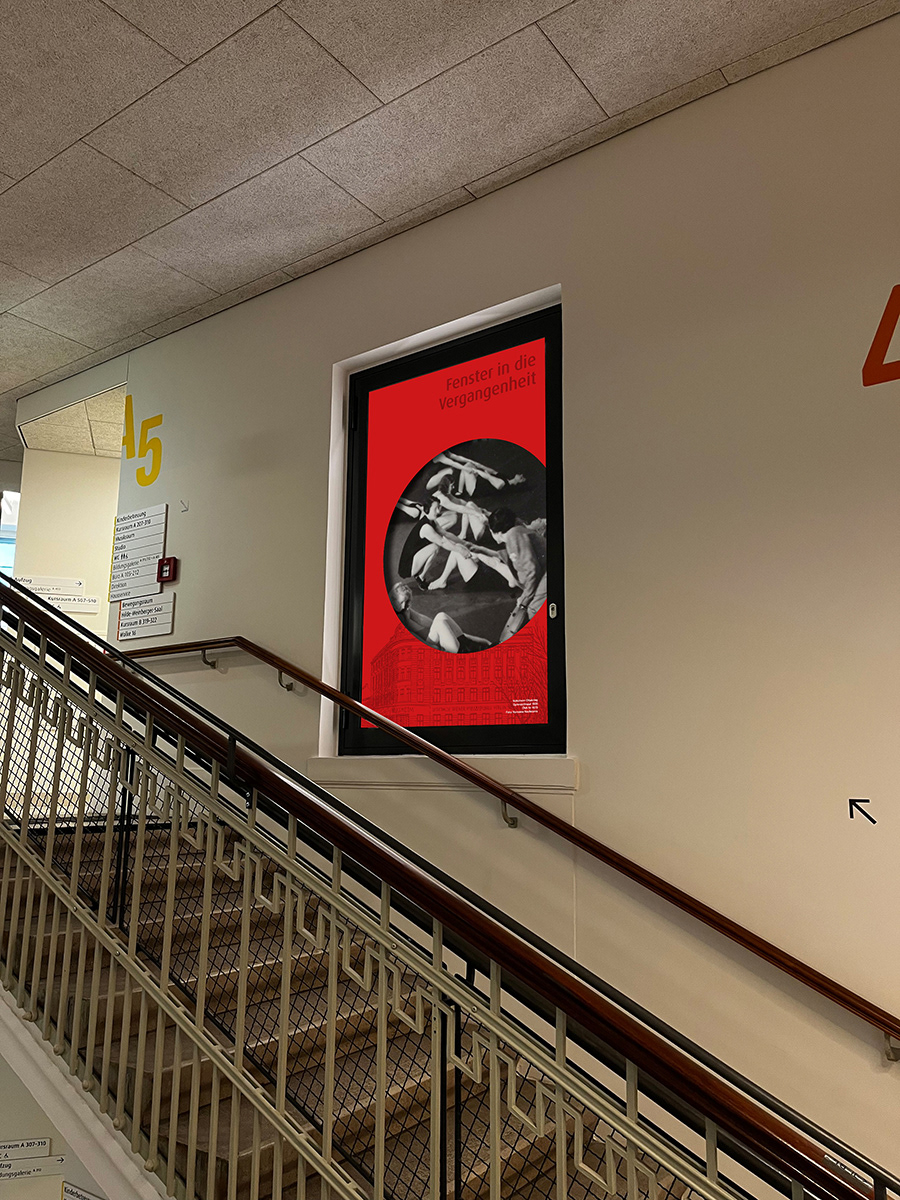 Plakate / Fenster in die Vergangenheit / Volkshochschule Ottakring