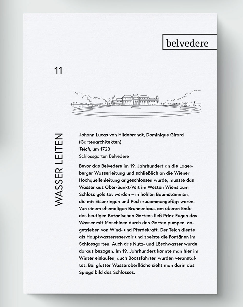 Wege des Wassers / Belvedere