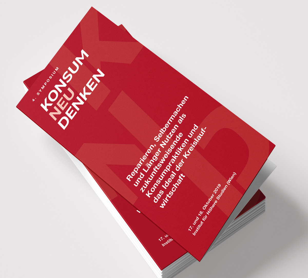 Folder / Symposium Konsum Neu denken