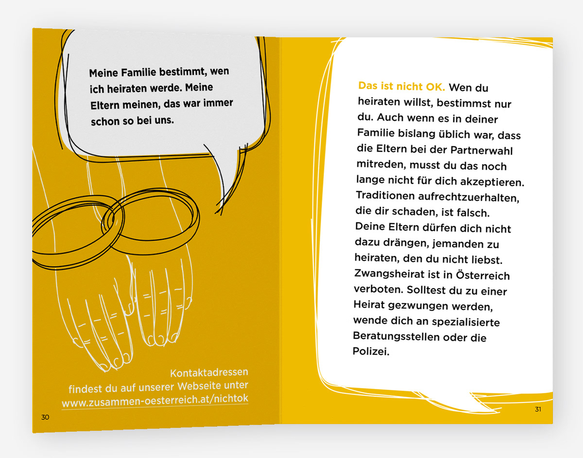 Broschüre / Das ist nicht OK! / ÖIF