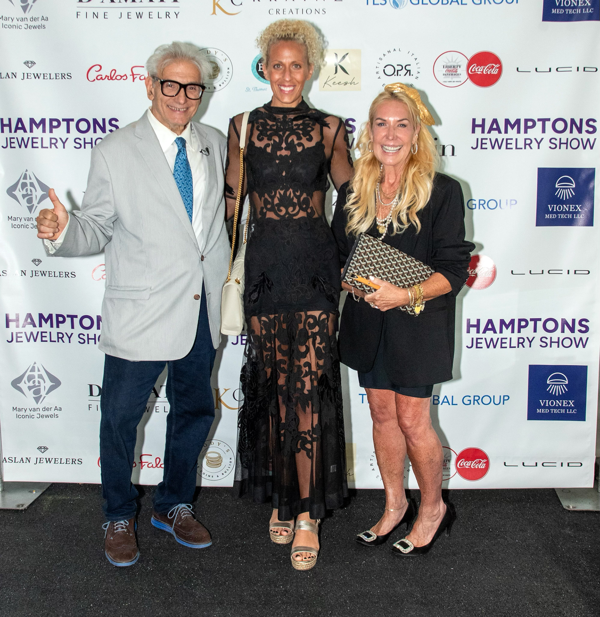 Executive Director of the Fine Art Fair and Hamptons Jewlery show with Cindy Lou Wakefield 