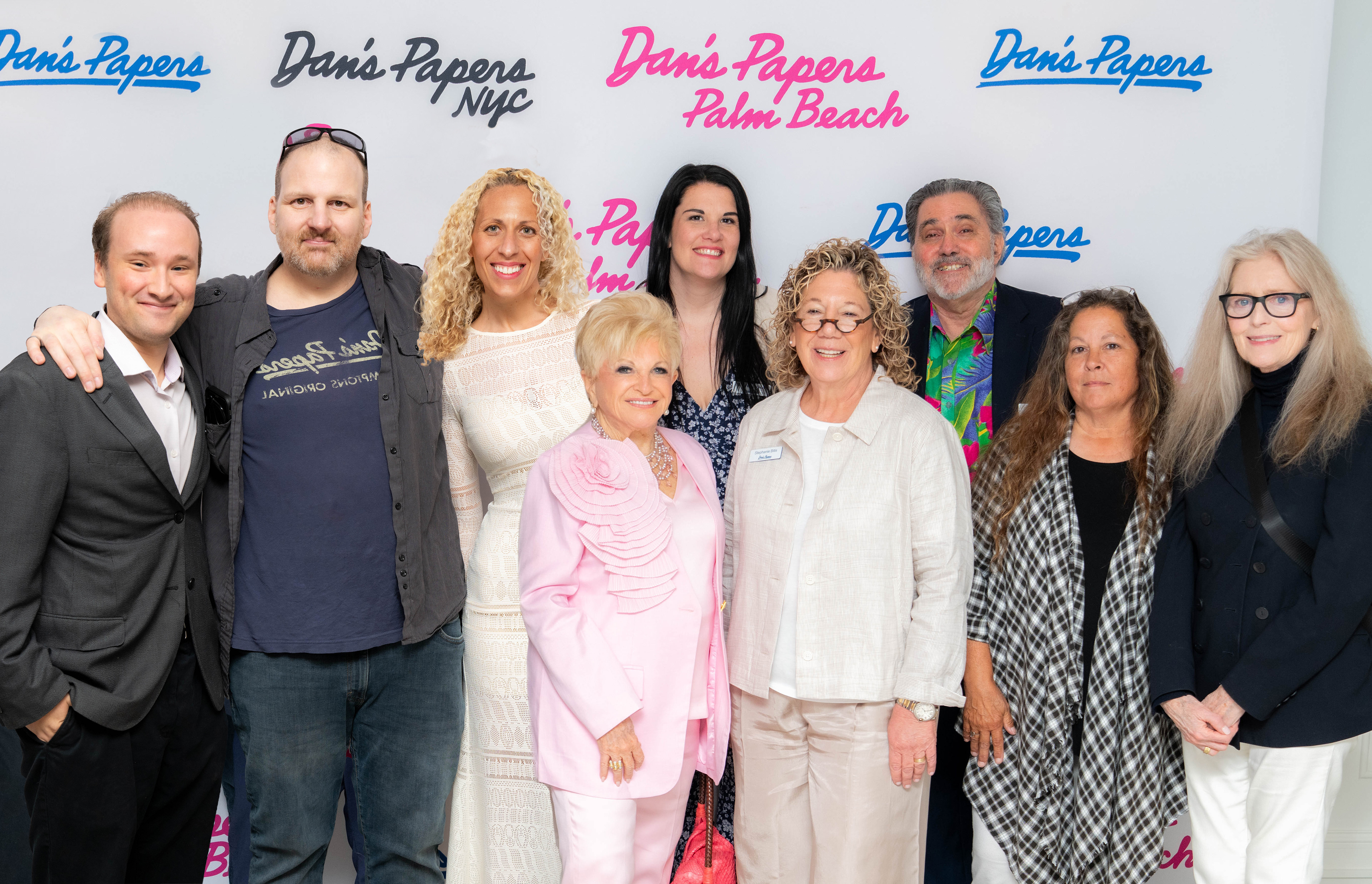 Dan's Papers Staff with owner and publisher Victoria Schneps 