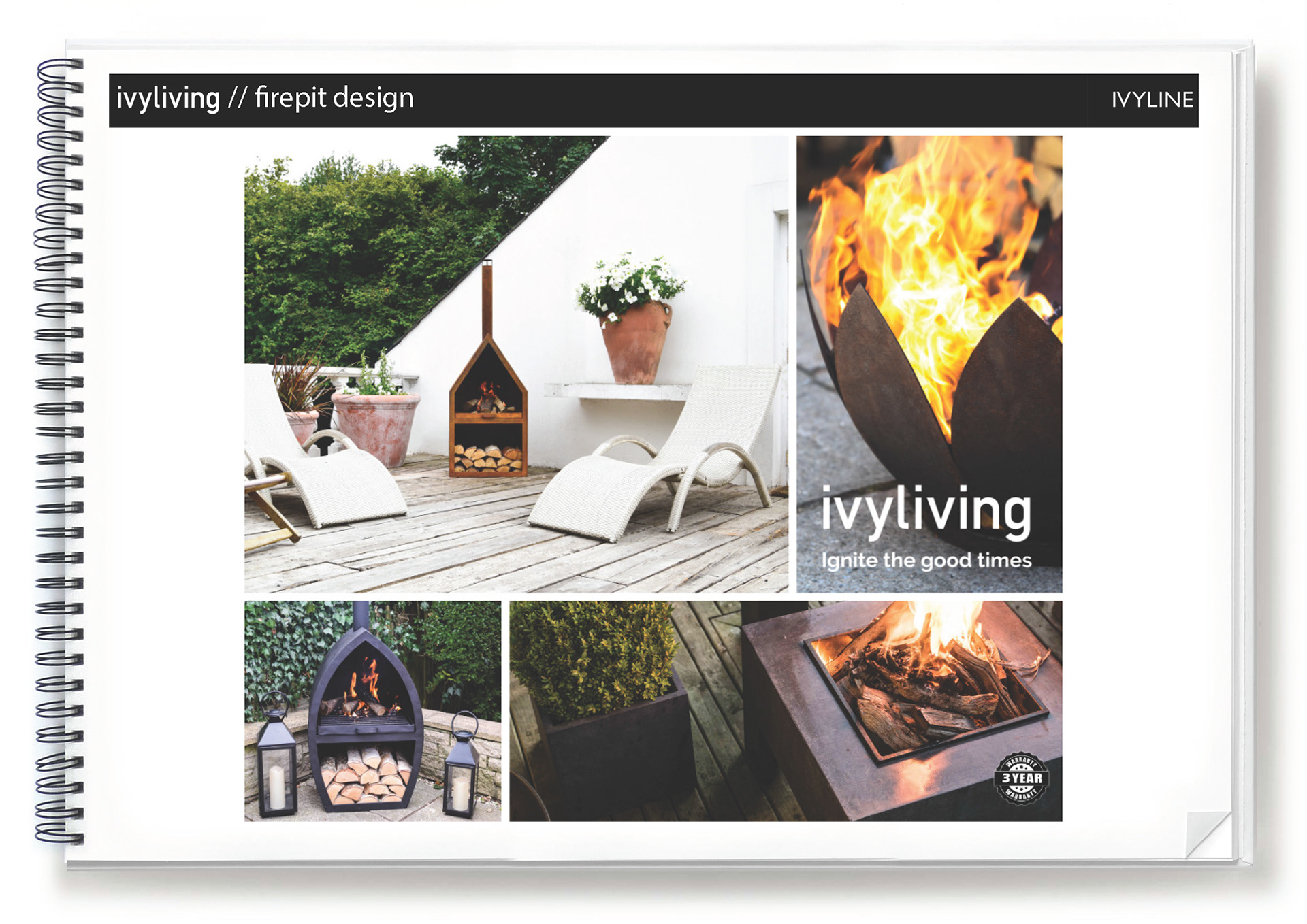 Firepit design for Ivyline / Ivyliving