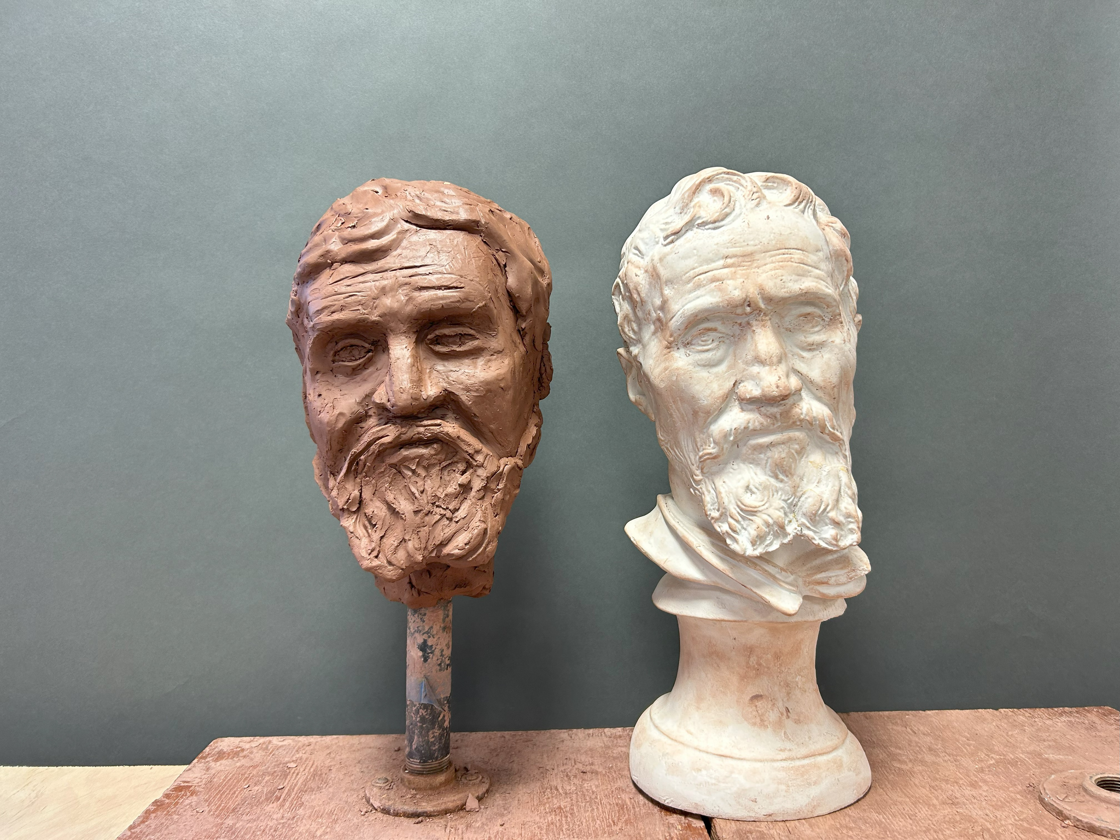 "Clay Bust" Clay, 2023