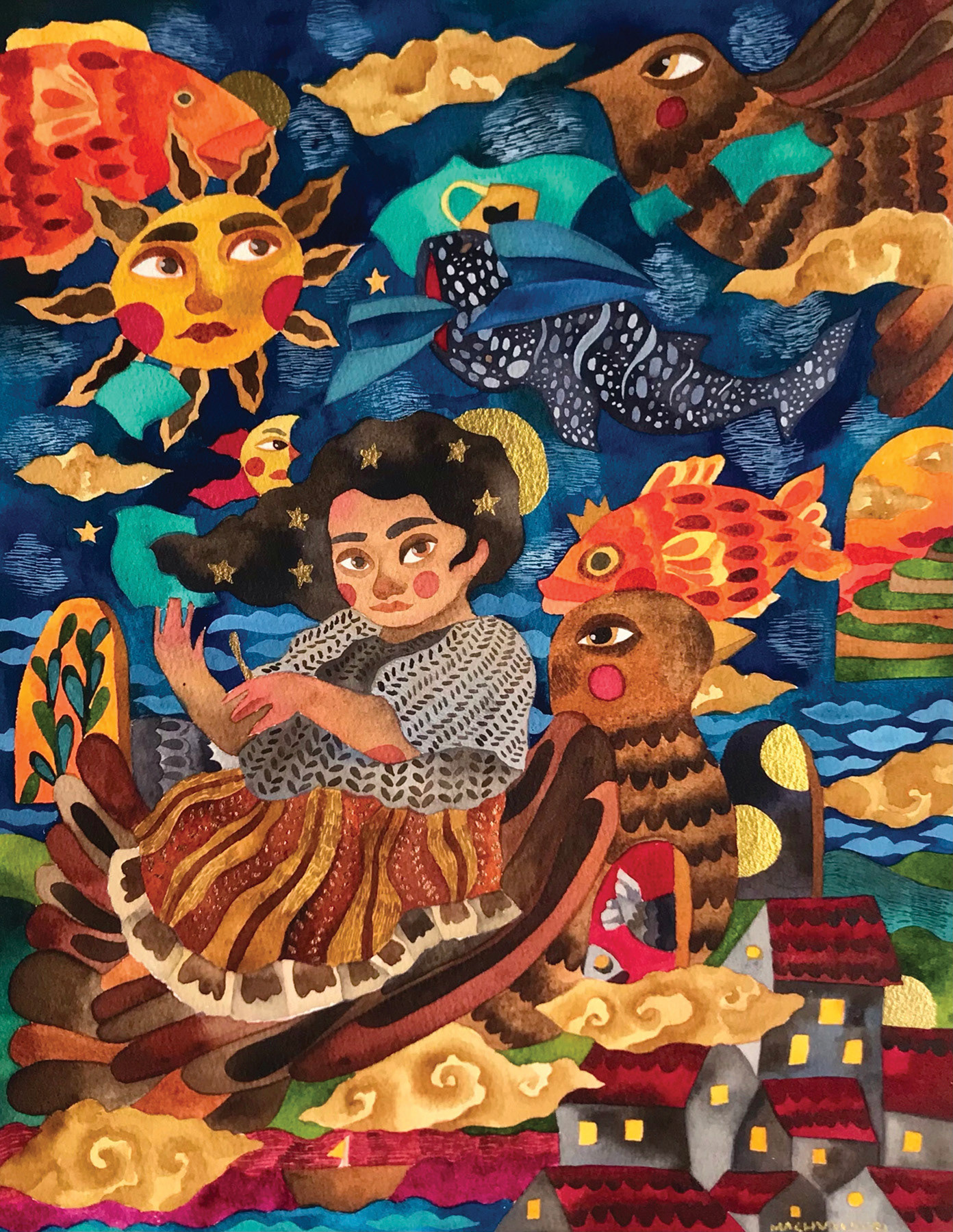 The World Around by Danielle V. Florendo